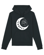 Celestial Moon Phases Flowers Hanorac Unisex Drummer