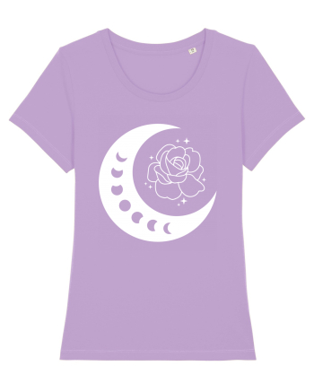 Celestial Moon Phases Flowers Lavender Dawn