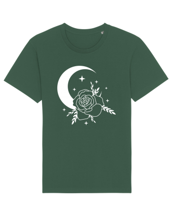 Celestial Moon Flower Bottle Green