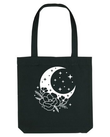 Mystic Moon Flowers Black