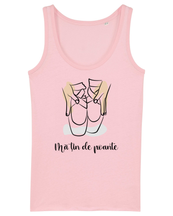 Mă țin de poante Cotton Pink