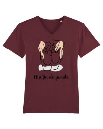 Mă țin de poante Burgundy