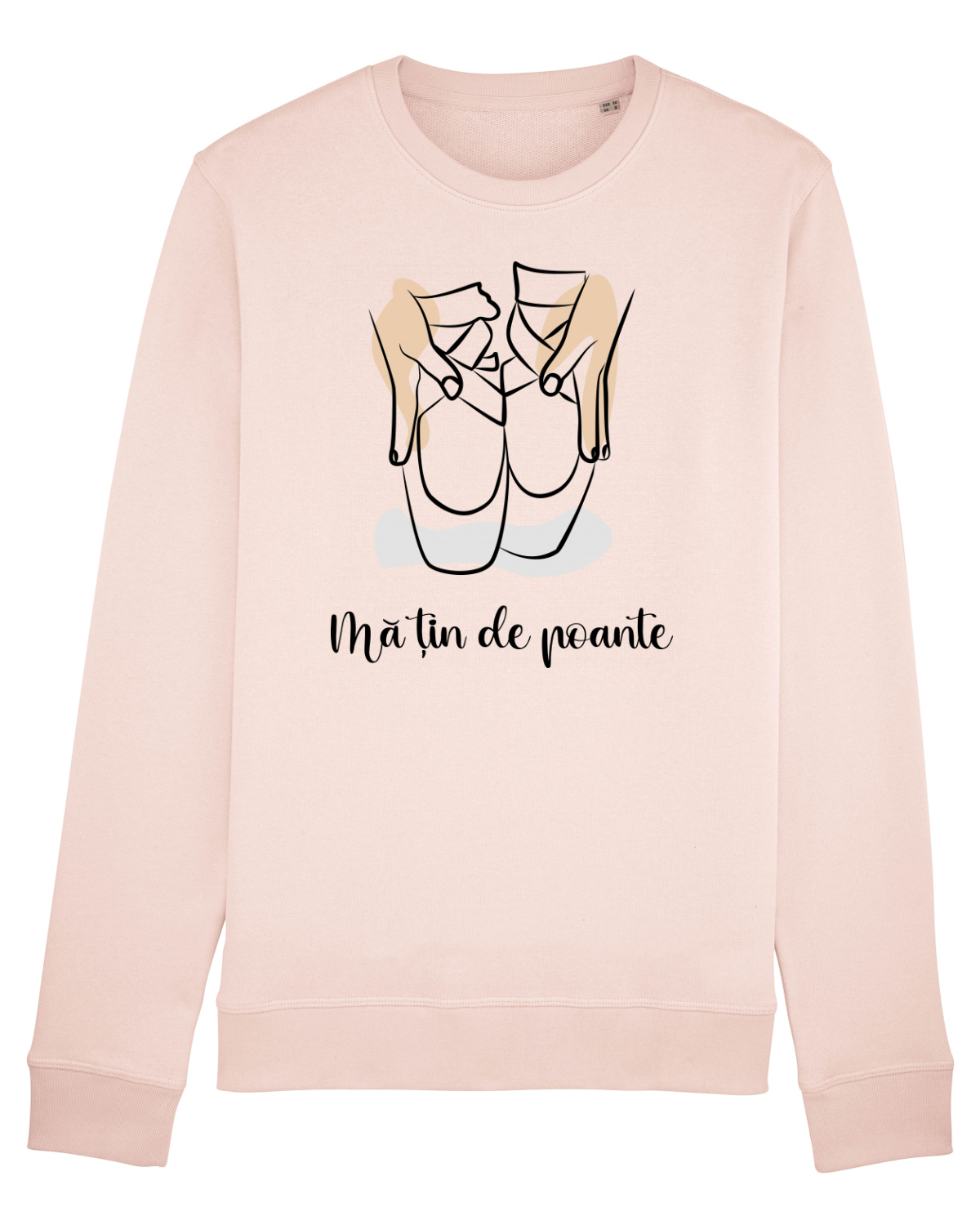 Bluză mânecă lungă Unisex Rise Candy Pink