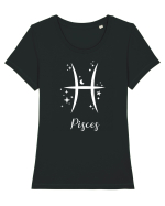 Pisces Pesti Tricou mânecă scurtă guler larg fitted Damă Expresser
