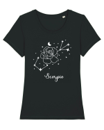 Scorpio Scorpion Tricou mânecă scurtă guler larg fitted Damă Expresser