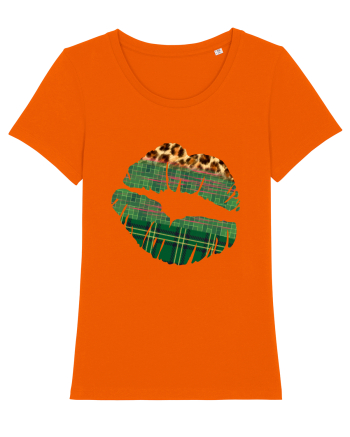 Lucky Lips St Patrick's Day Bright Orange