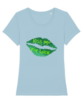Kiss Me For Luck Sky Blue