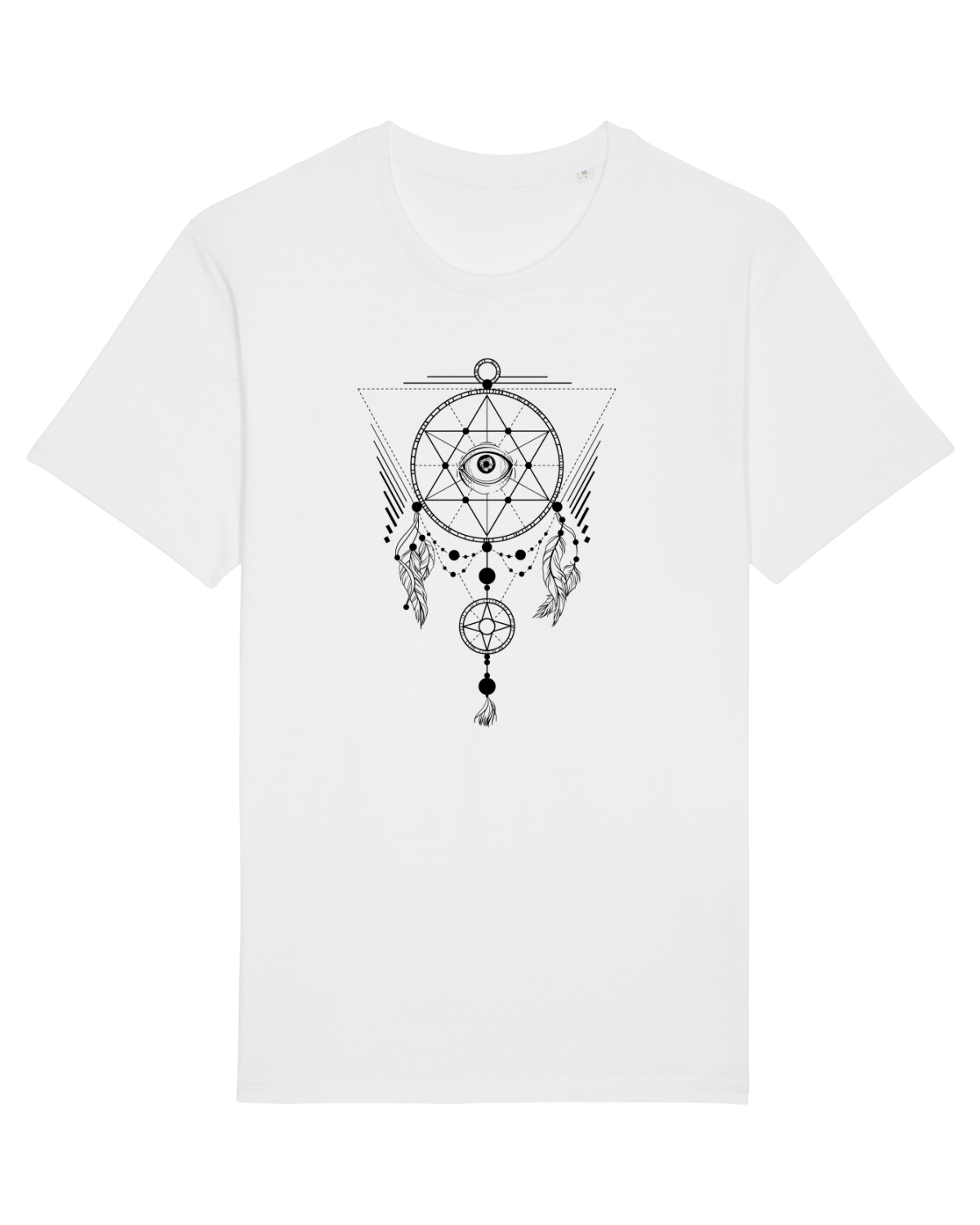 Tricou mânecă scurtă Unisex Rocker White