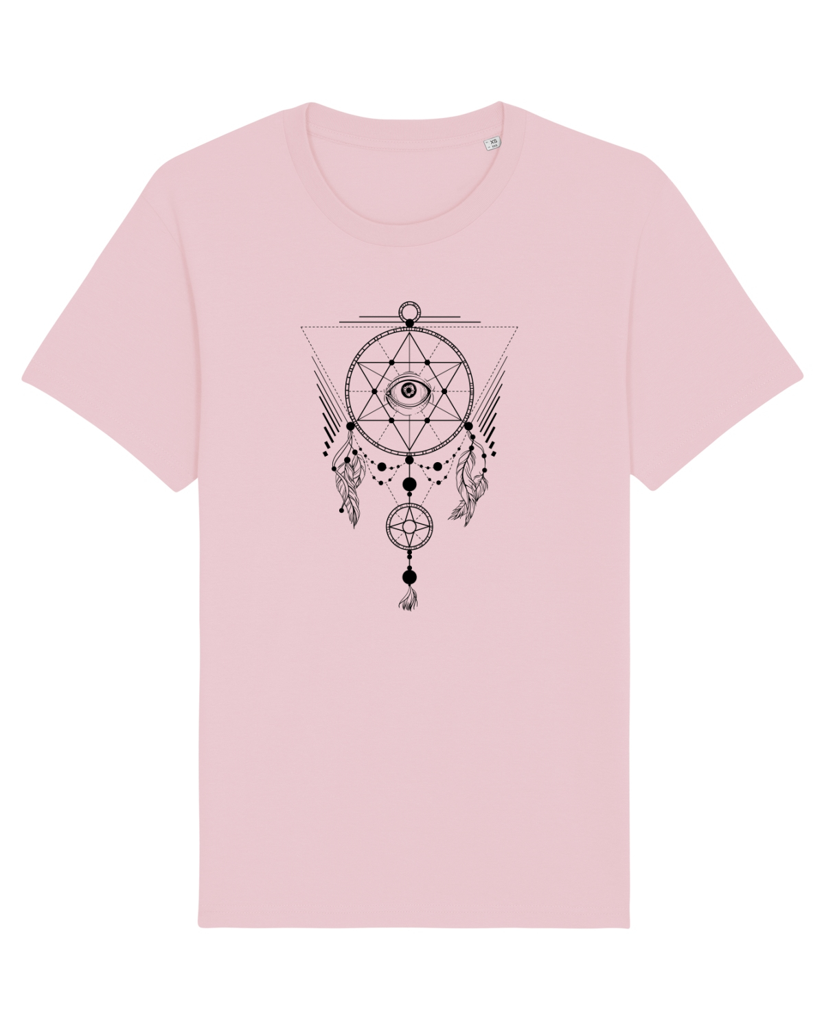 Tricou mânecă scurtă Unisex Rocker Cotton Pink
