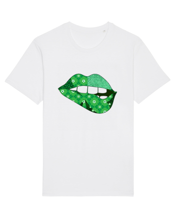 Lucky Irish Lips White