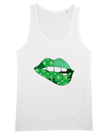 Lucky Irish Lips White