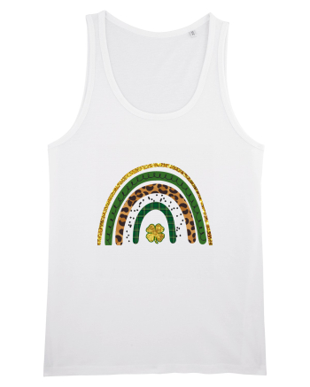 St. Patrick's Day Rainbow White