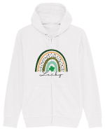 Lucky St. Patrick's Day Rainbow Hanorac cu fermoar Unisex Connector