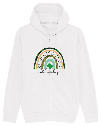 Lucky St. Patrick's Day Rainbow White