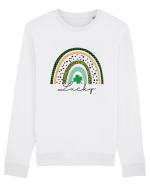 Lucky St. Patrick's Day Rainbow Bluză mânecă lungă Unisex Rise