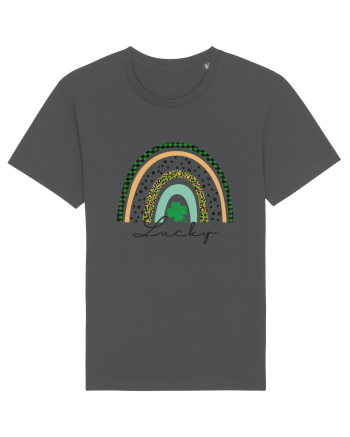 Lucky St. Patrick's Day Rainbow Anthracite