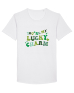You're My Lucky Charm Tricou mânecă scurtă guler larg Bărbat Skater