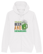 Fueled By Beer Hanorac cu fermoar Unisex Connector