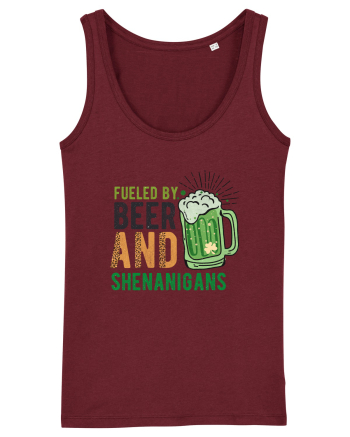 Fueled By Beer Burgundy