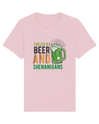 Fueled By Beer Cotton Pink