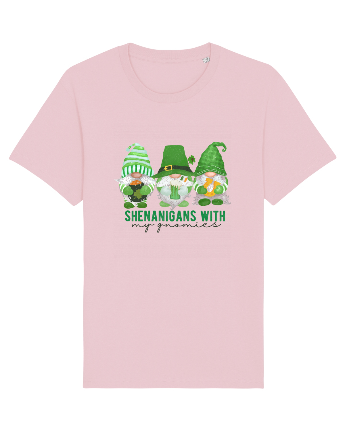Tricou mânecă scurtă Unisex Rocker Cotton Pink