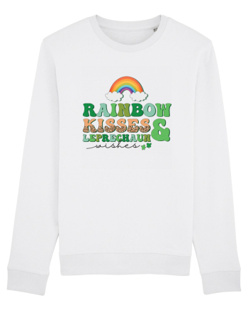 Rainbow Kisses And Leprechaun Wishes White