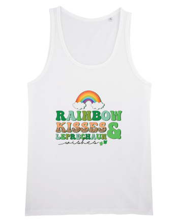 Rainbow Kisses And Leprechaun Wishes White