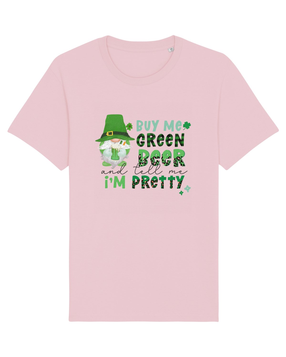 Tricou mânecă scurtă Unisex Rocker Cotton Pink