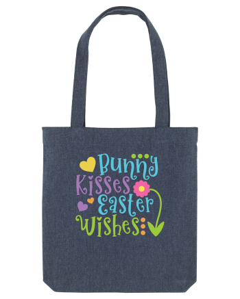 Bunny Kisses Easter Wishes Midnight Blue