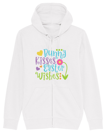 Bunny Kisses Easter Wishes White