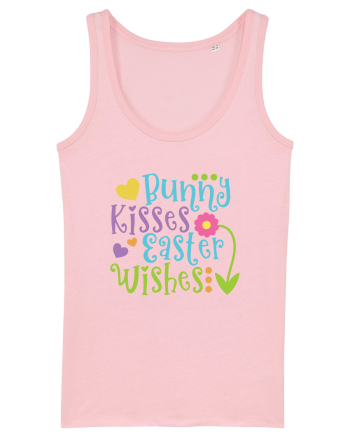 Bunny Kisses Easter Wishes Cotton Pink