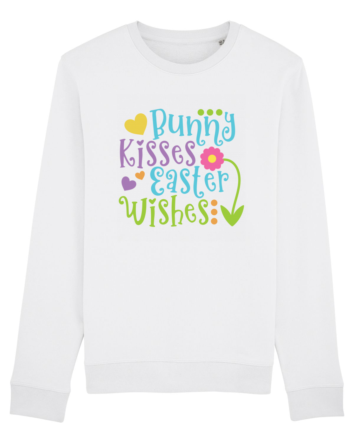 Bluză mânecă lungă Unisex Rise White