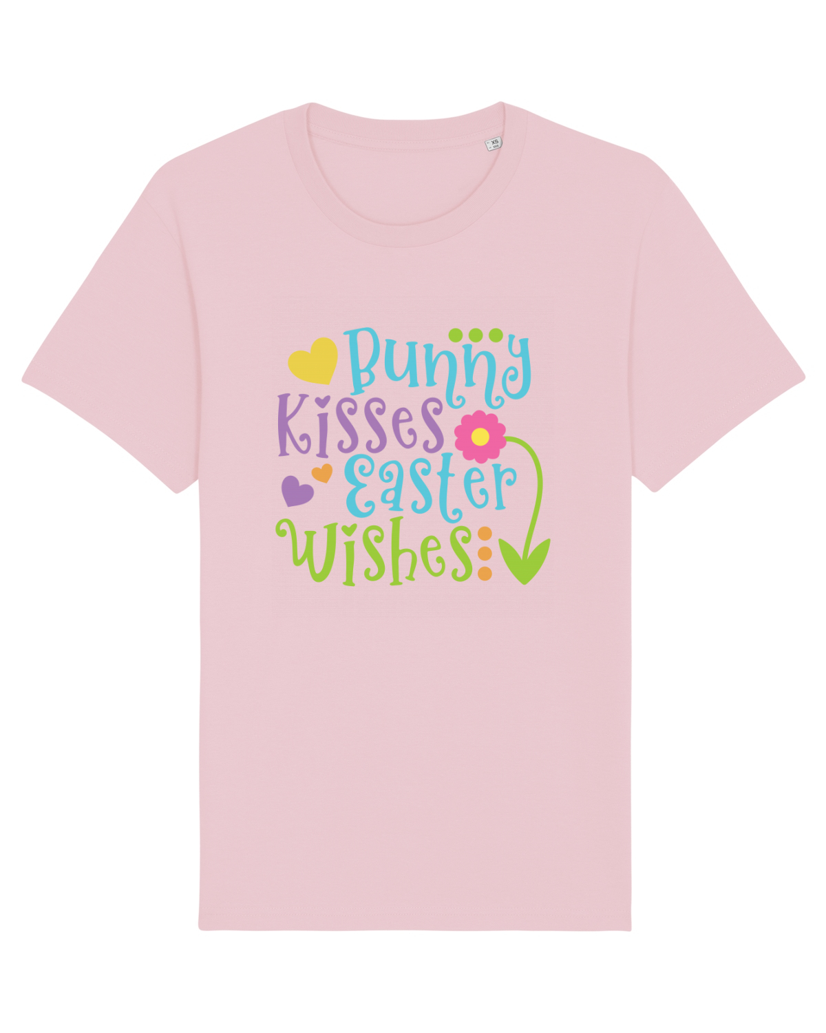 Tricou mânecă scurtă Unisex Rocker Cotton Pink