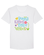 Bunny Kisses Easter Wishes Tricou mânecă scurtă guler larg Bărbat Skater