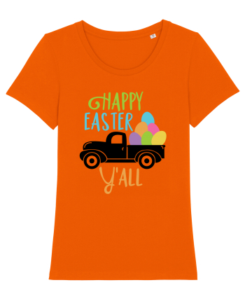 Happy Easter Yall Bright Orange