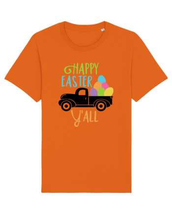 Happy Easter Yall Bright Orange