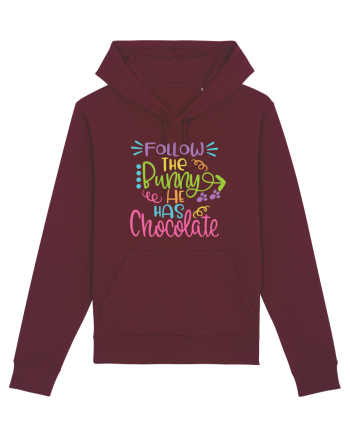 Follow the Bunny Burgundy
