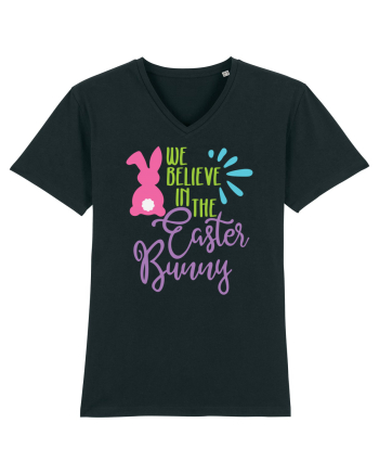 We Believe in the Easter Bunny Black