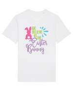 We Believe in the Easter Bunny Tricou mânecă scurtă Unisex Rocker
