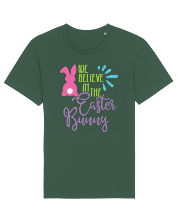 We Believe in the Easter Bunny Bottle Green