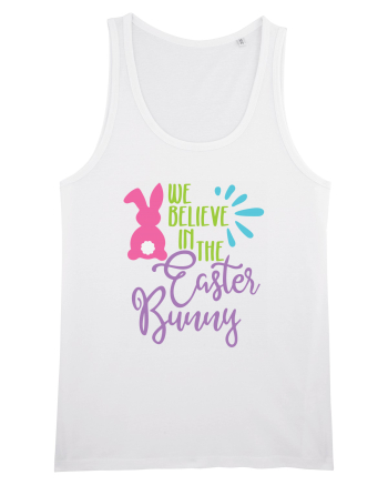 We Believe in the Easter Bunny White