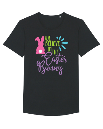 We Believe in the Easter Bunny Black