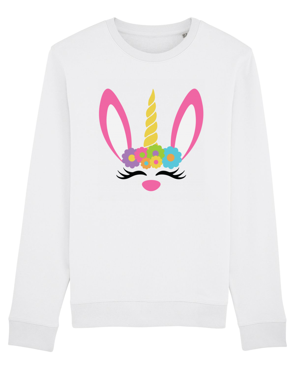 Bluză mânecă lungă Unisex Rise White