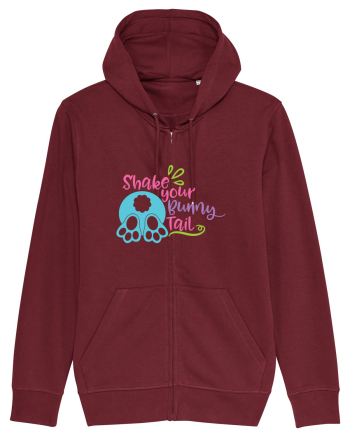 Shake your Bunny Tail Burgundy