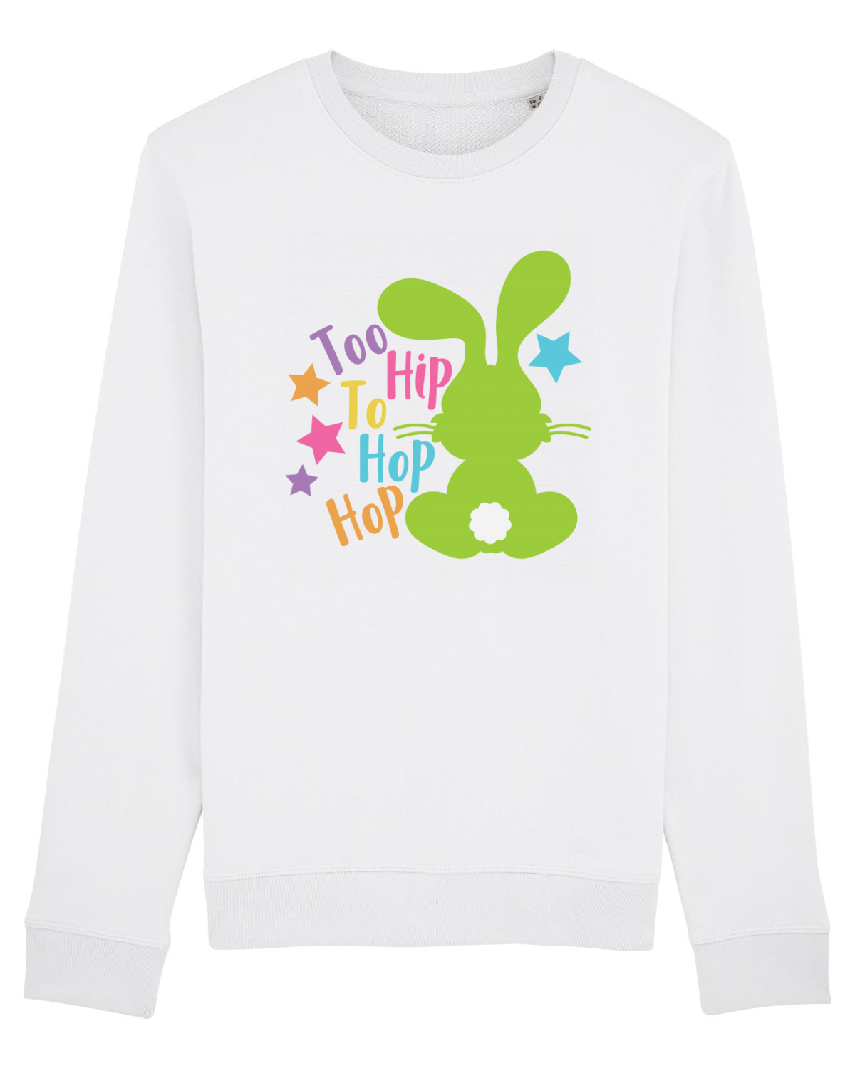 Bluză mânecă lungă Unisex Rise White