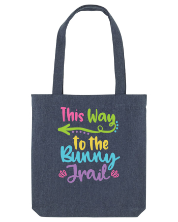 This way to the Bunny Trail Midnight Blue