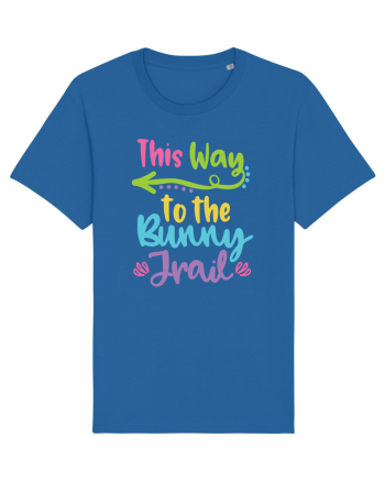 This way to the Bunny Trail Royal Blue