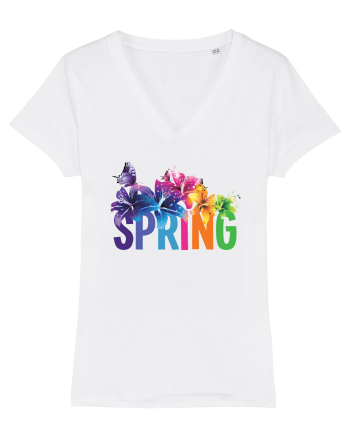 Floral spring White