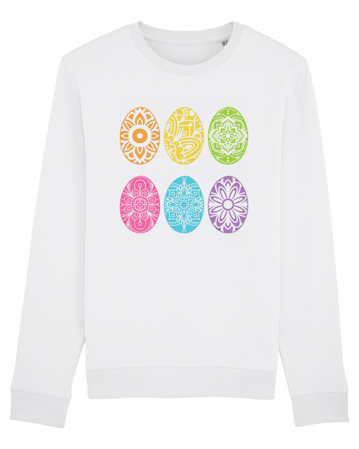 Bluză mânecă lungă Unisex Rise White