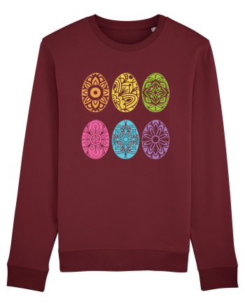 Easter Eggs Burgundy